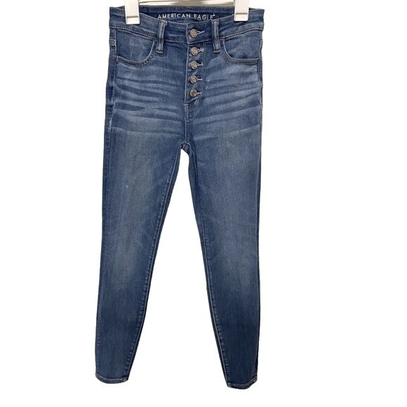 American Eagle Outfitters Women's Super High Rise Jegging - Picture 1 of 9